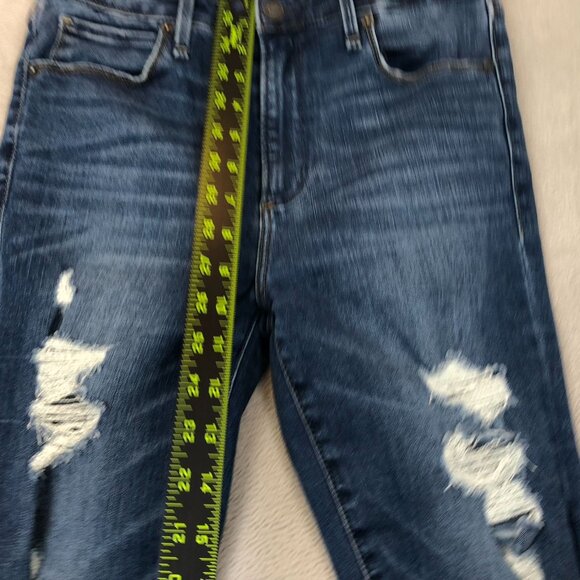 Abercrombie & Fitch Womens Jeans Size 26/2 Simone High Rise Skinny Distressed - Picture 6 of 11